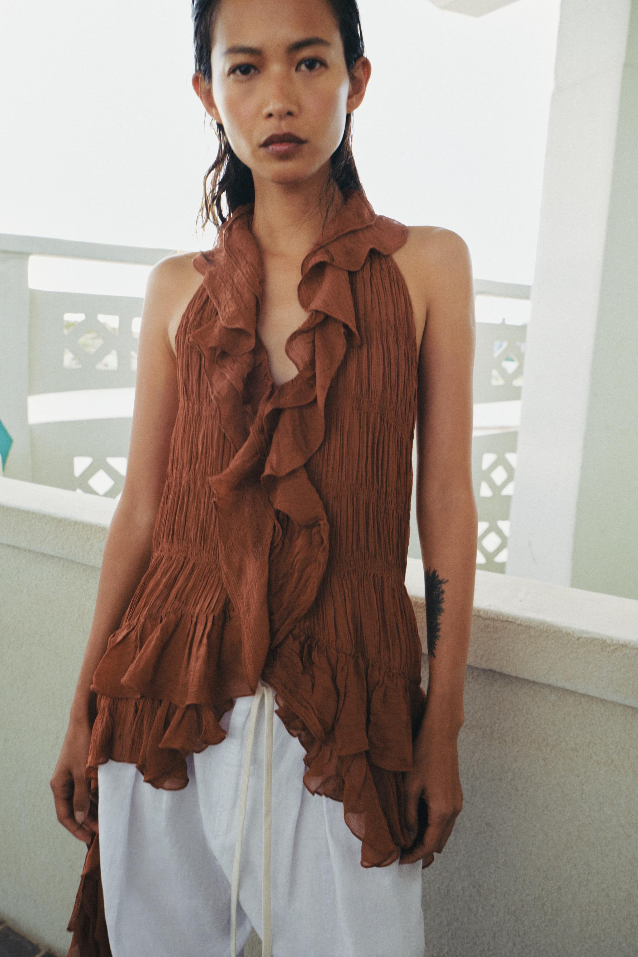 TOP HALTER VOLANTS ZW COLLECTION